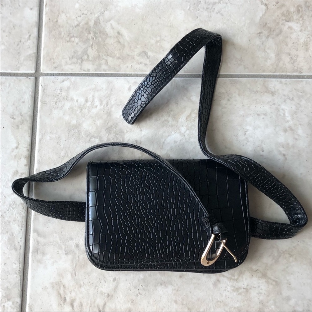 Black Waist Belt Bag